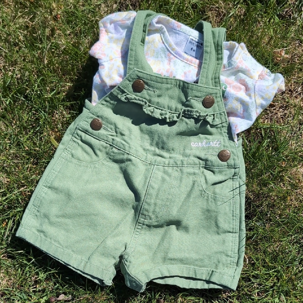Carhartt Green Kids Overalls